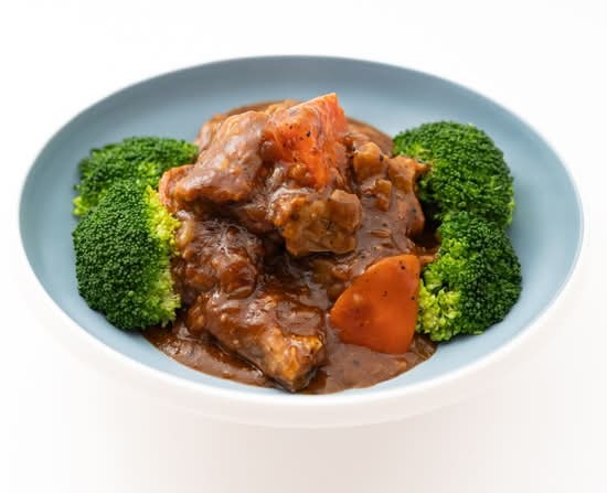 Black Pepper Beef Brisket Bento / 黑胡椒牛腩便當
